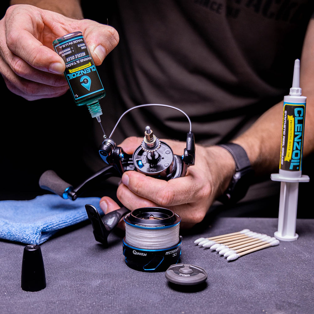 cotton swabs for reel maintenance
