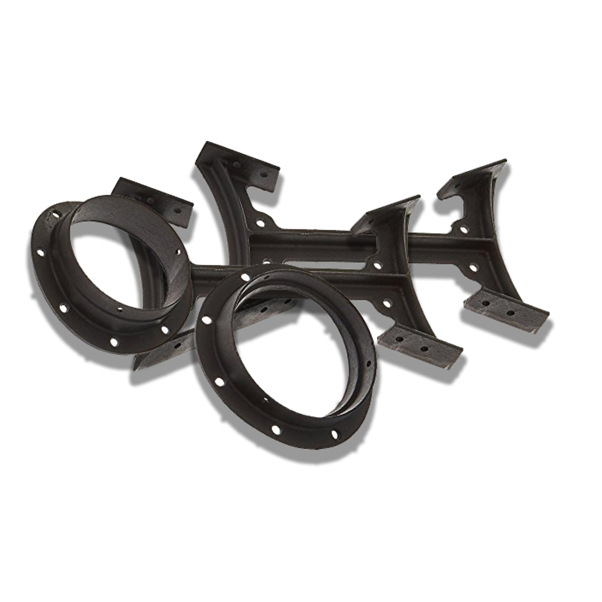 Cleveland Iron Works Mr. Heater kit cast iron detail emphasizing rugged construction