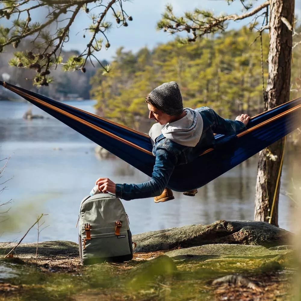 CleverMade Coronado Backpack Cooler durable polyester design for outdoor adventures.