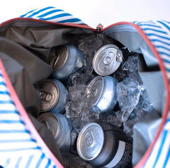 CleverMade Coronado Backpack Cooler interior insulation keeps drinks cold for hours.
