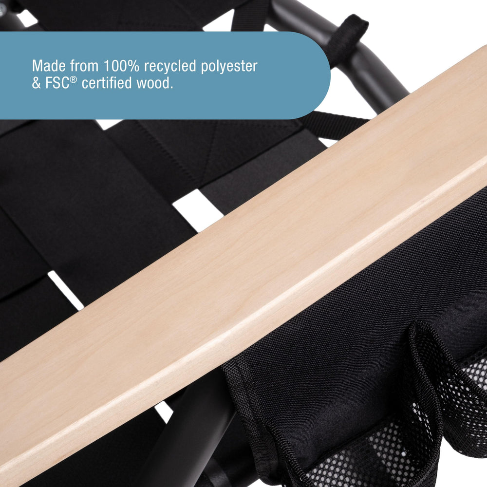 CleverMade Kove Twilight Blue low-profile seat height