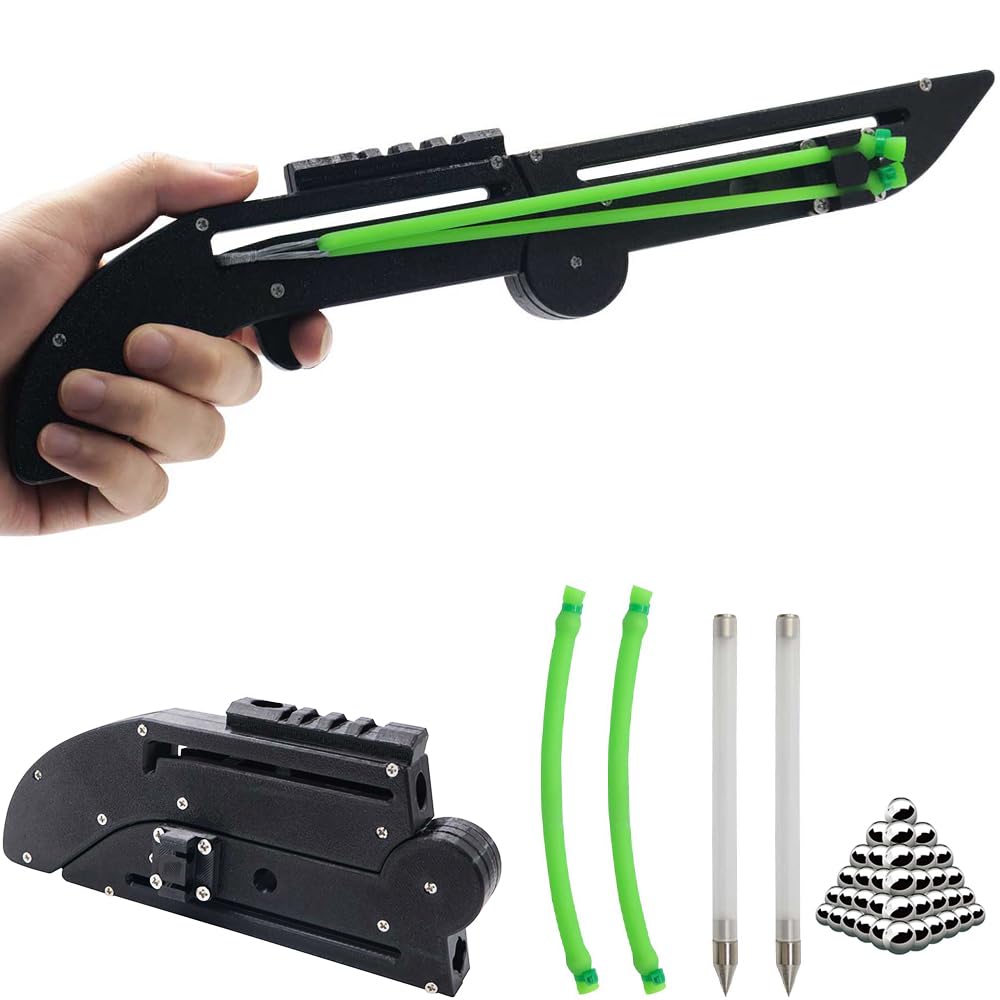 Clianle folding slingshot in closed position for easy transport