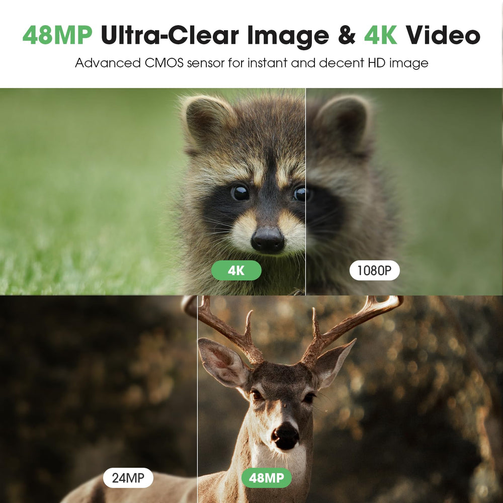 CLILN trail camera 130° wide-angle view captures broader terrain