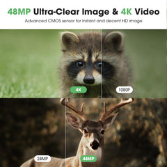 CLILN trail camera 130° wide-angle view captures broader terrain