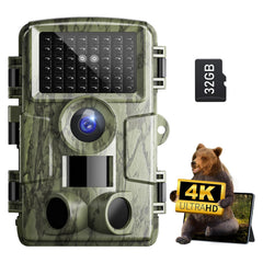 CLILN trail camera night-vision 4K 48MP delivers crisp wildlife footage