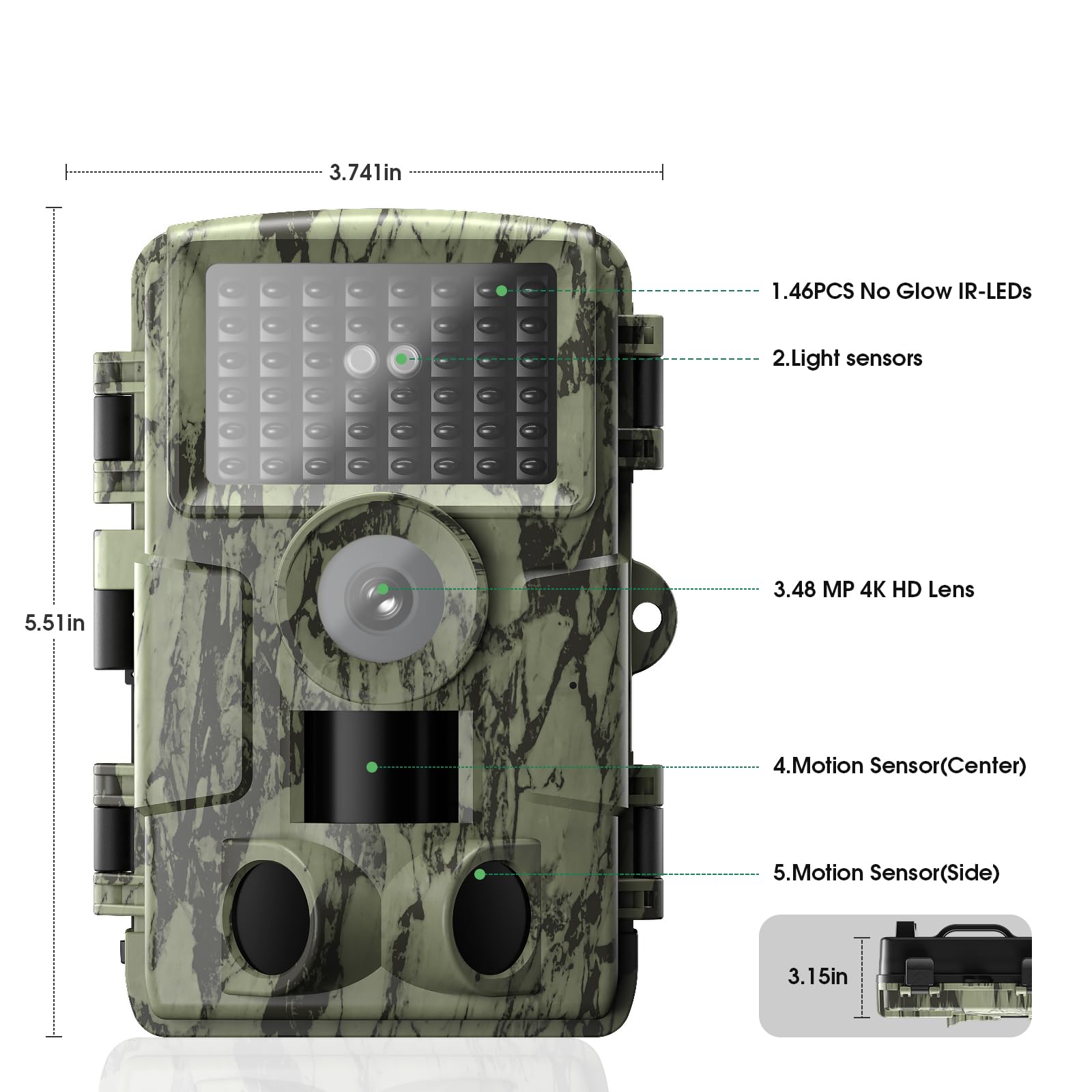 CLILN trail camera wildlife monitoring in natural habitat setup