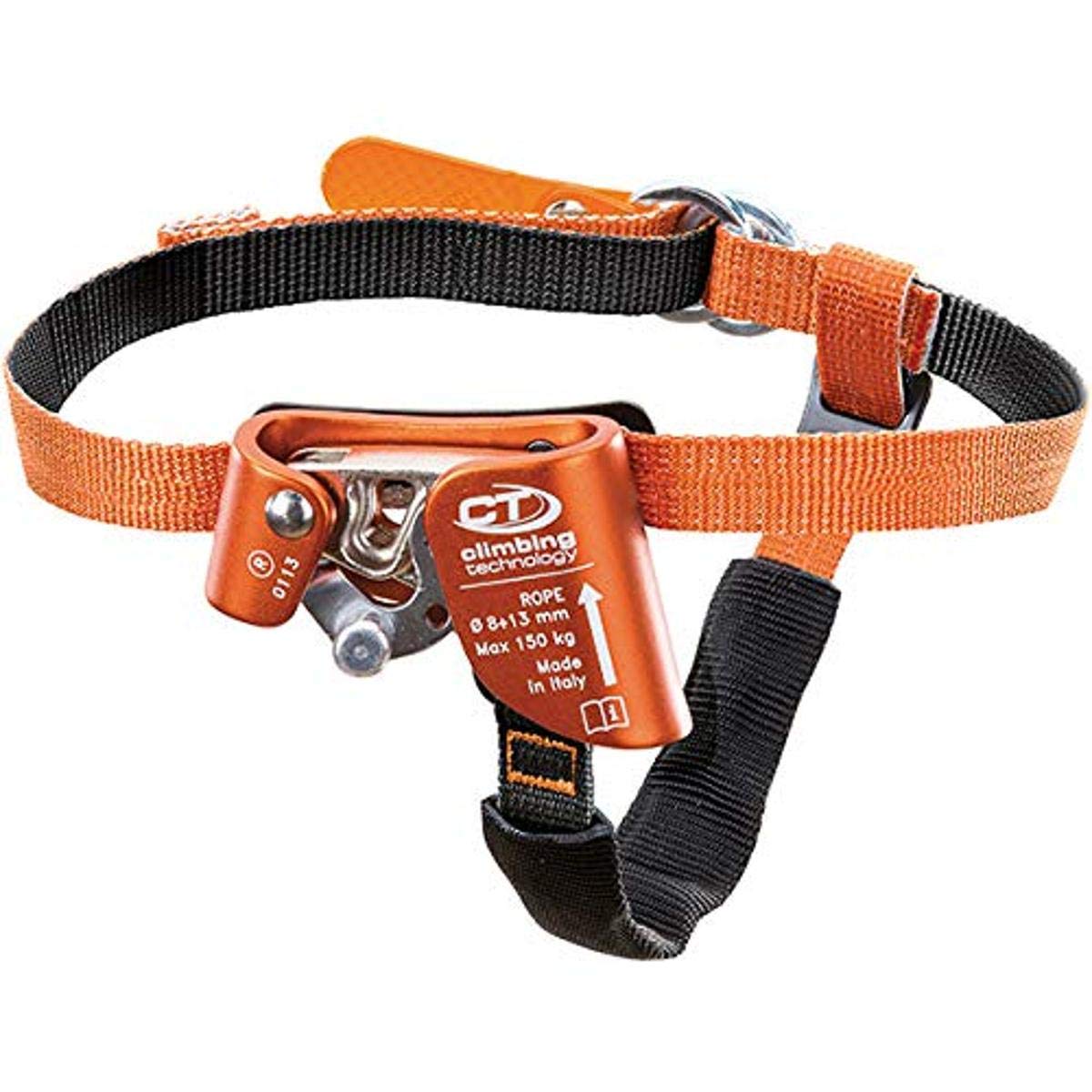 Climbing Technology Quick Step Foot Ascender for the right foot improves rope ascent efficiency.