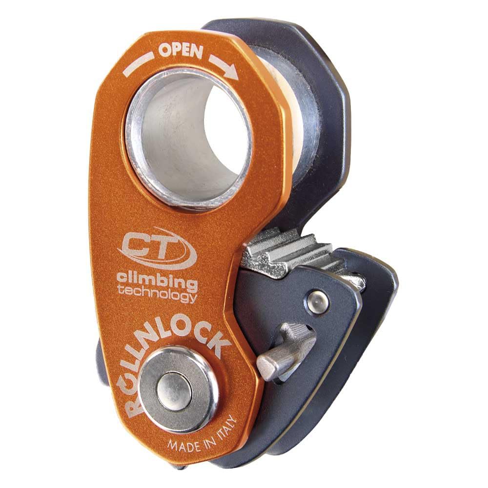 Climbing Technology RollNlock in ascent mode for efficient rope work