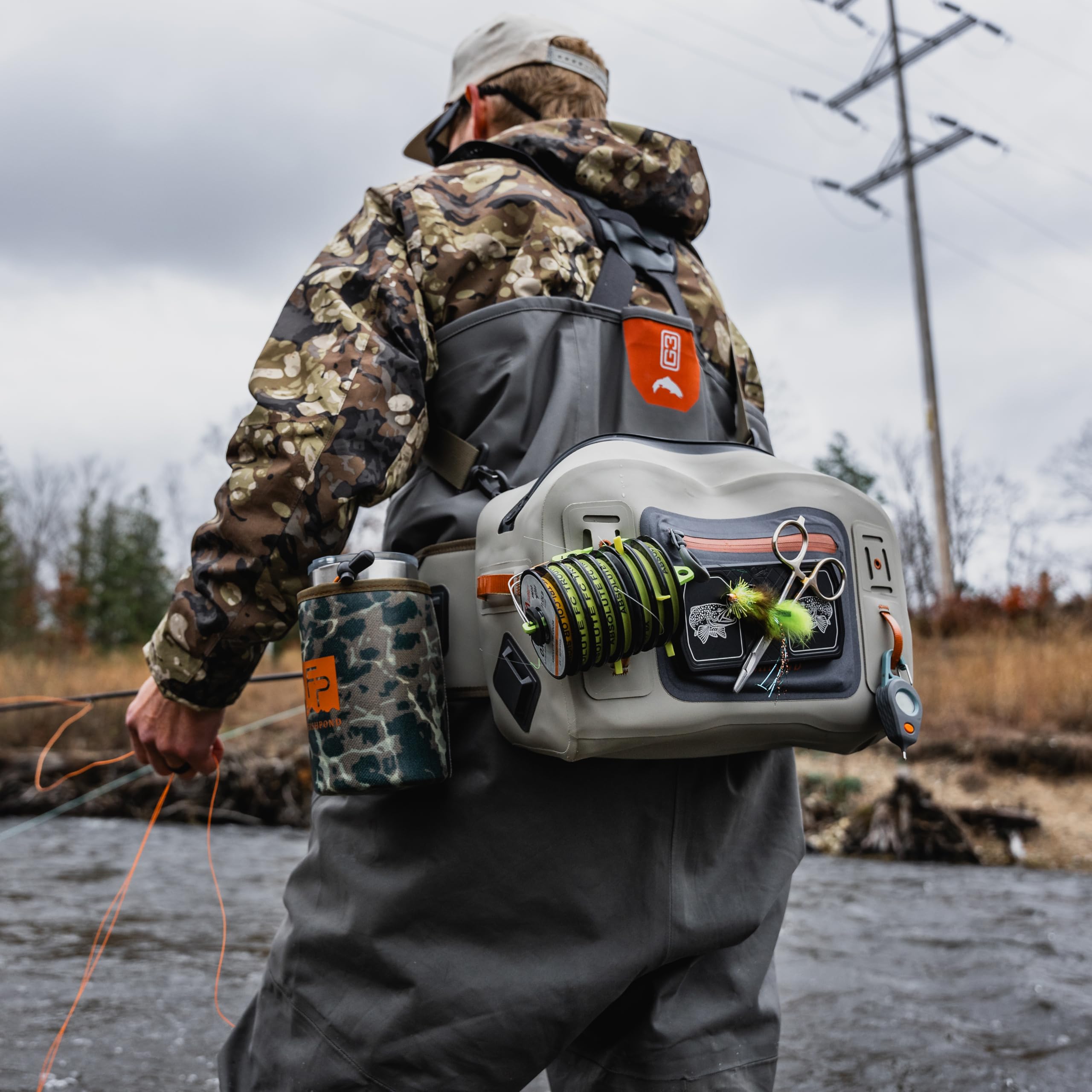Cling Mag Grab Delta orange color boosts high visibility in storage