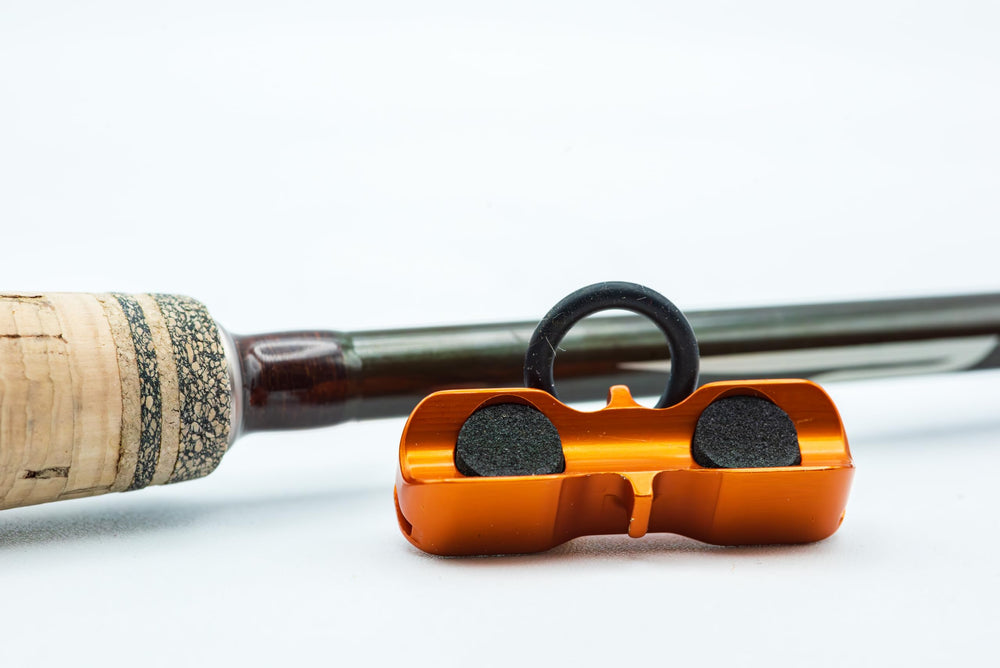 Cling Mag Grab Rod Rack offers hook keeper for lures and flies.