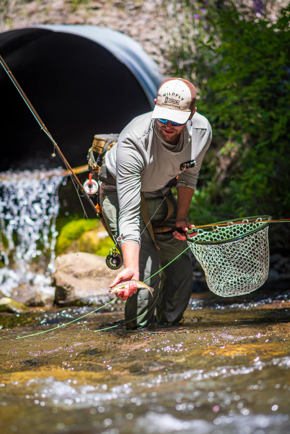 Cling Mag Grab Rod Rack is USA-made and durable.