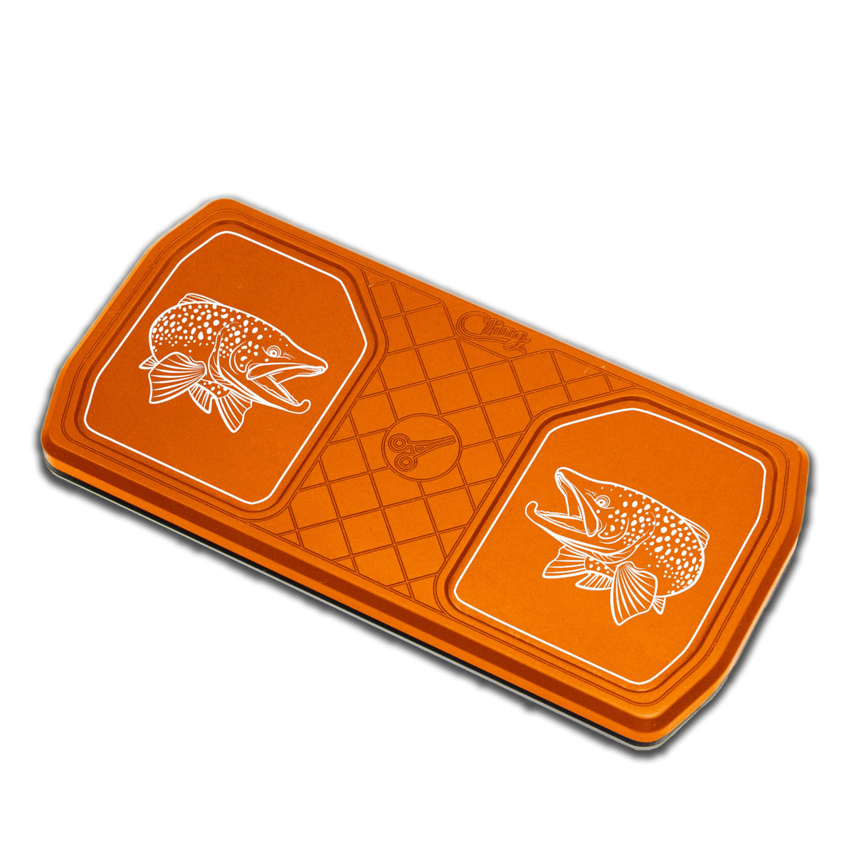 Cling Fishing Mag Grab Delta front view shows compact, durable organizer for fast fly access.