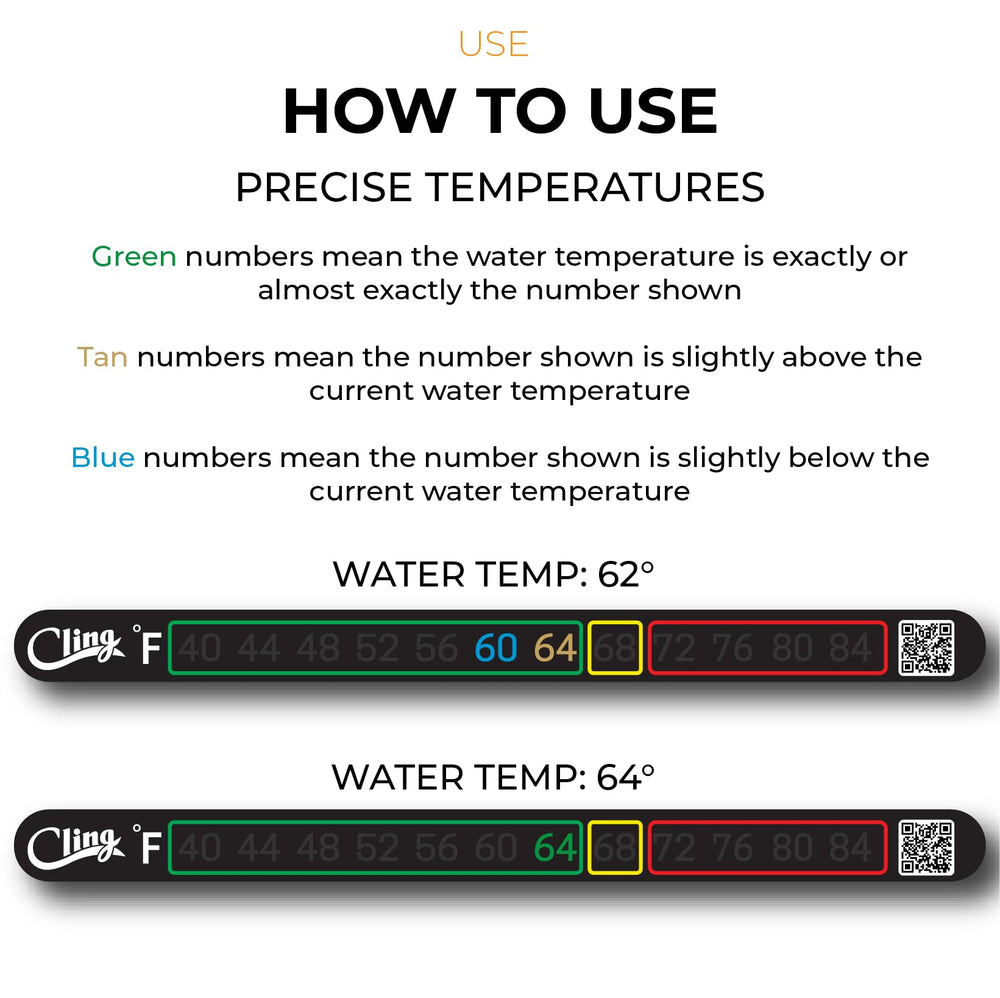 Cling Temperature Tape red zone warns of high-risk temperatures for activity