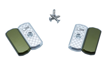 Cling Mag Grab Net Rack in-use on boat shows quick net grab, no bending.