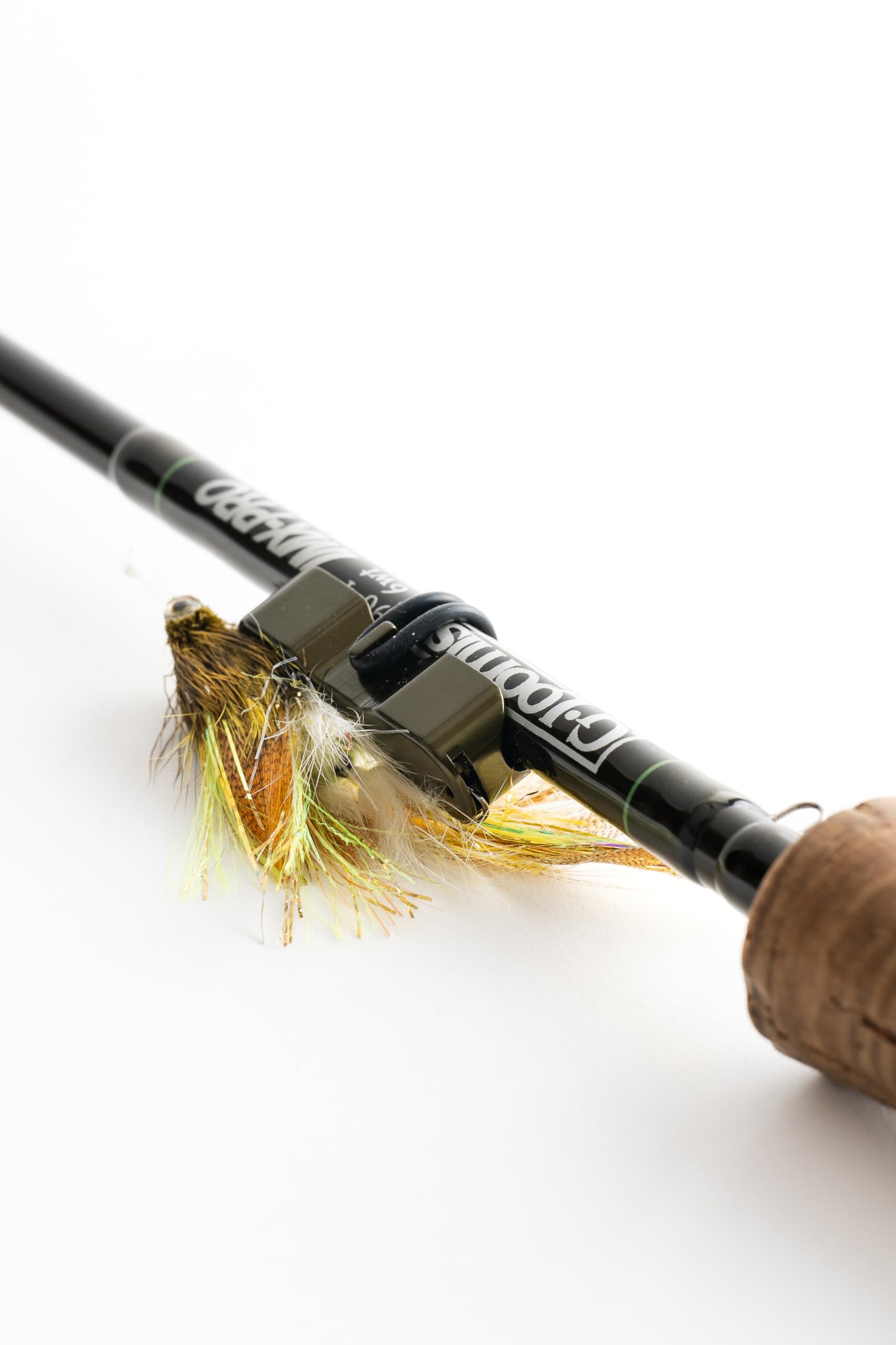 Cling Mag Grab Rod Rack in-use on riverbank demonstrates quick access.