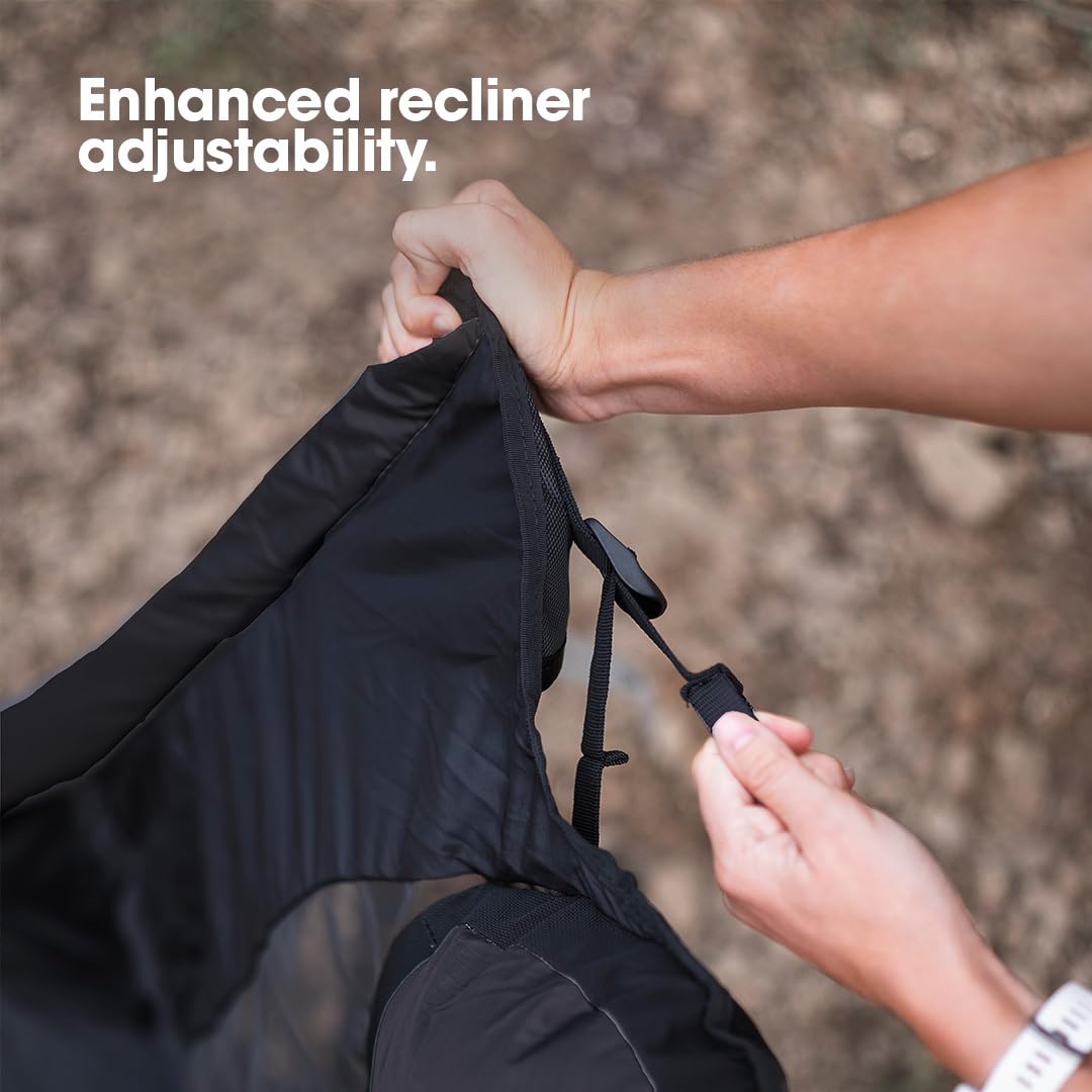 CLIQ EpiQ high-backrest pillow emphasizes added comfort during long outdoor sessions.