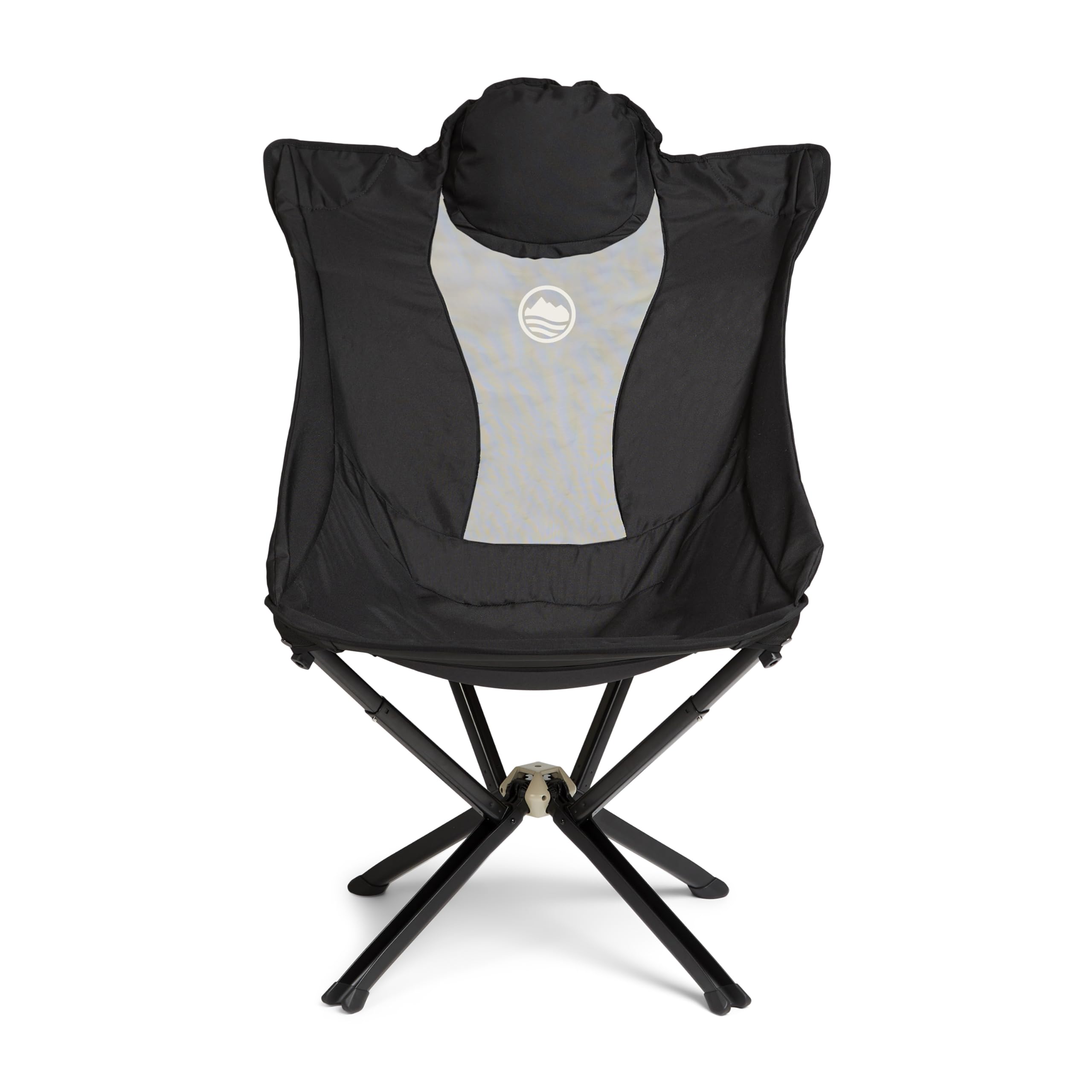 CLIQ EpiQ outdoor lounge chair reclined back for relaxed seating on camping trips.