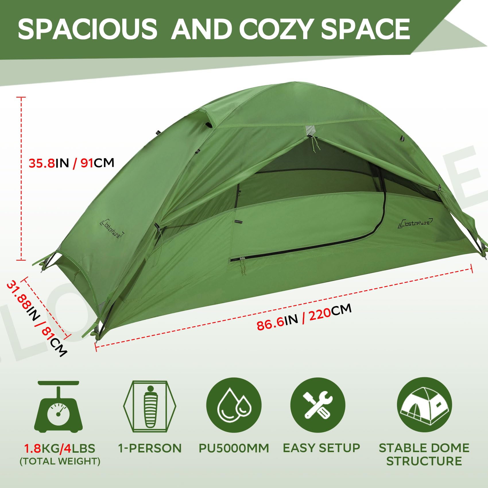 Clostnature Crux tent packed size demonstrates ultra-light transport for backcountry trips