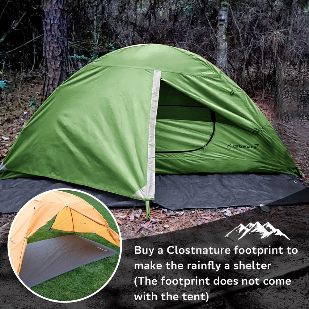 Clostnature Crux weatherproof flysheet showing PU 5000 coating for all-weather protection