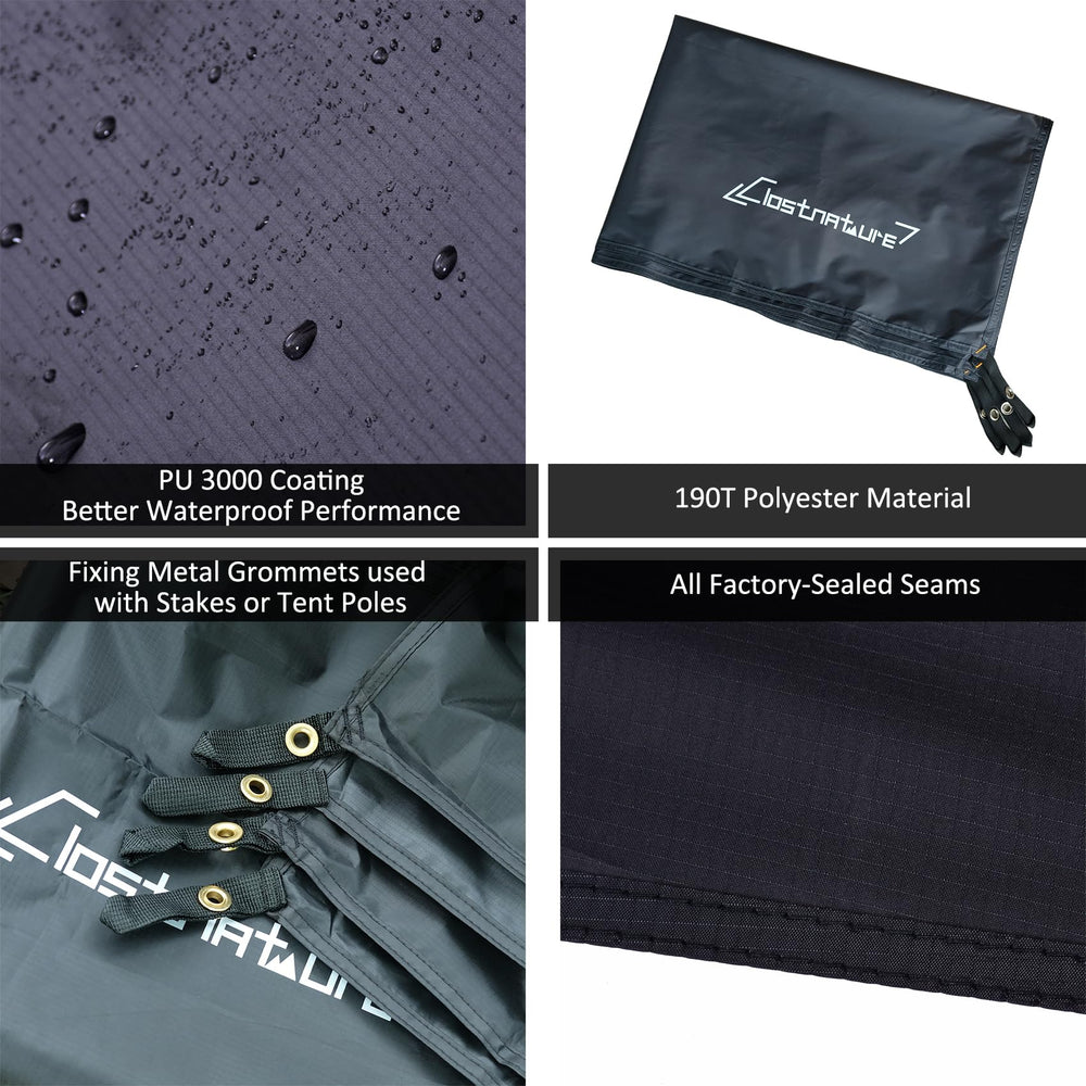 Clostnature ground sheet heavy-duty ripstop offers rugged protection at campsites