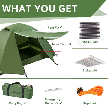 Clostnature Polaris car camping-ready design suits 3-season trips