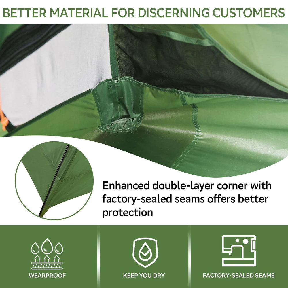 Clostnature Polaris tent interior-ventilation emphasizes mesh walls for airflow