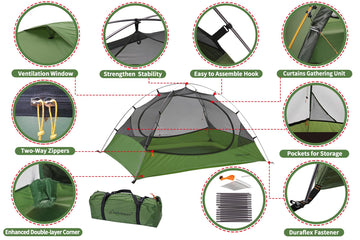Clostnature Polaris night-setup shows roomy interior for two-person sleeping