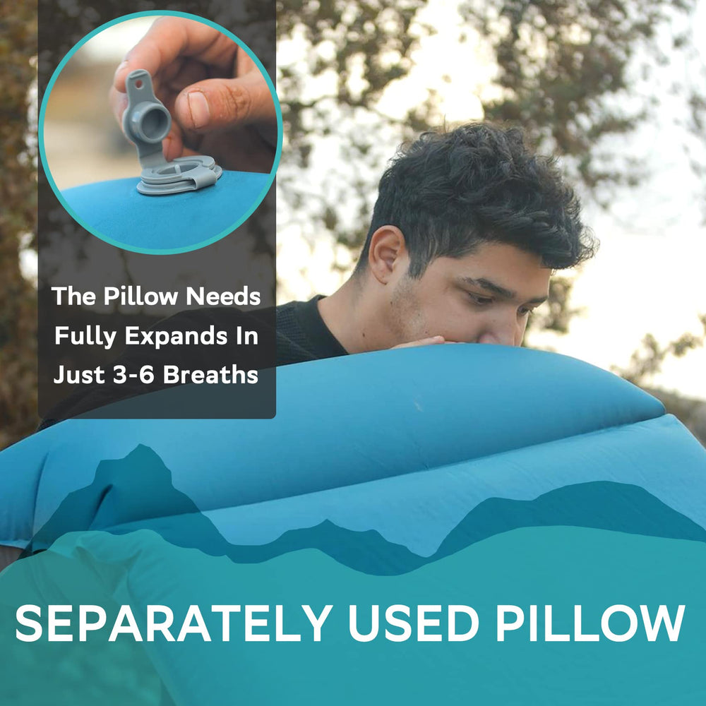 Clostnature sleeping pad waterproof fabric ensures dry comfort during damp camping nights.