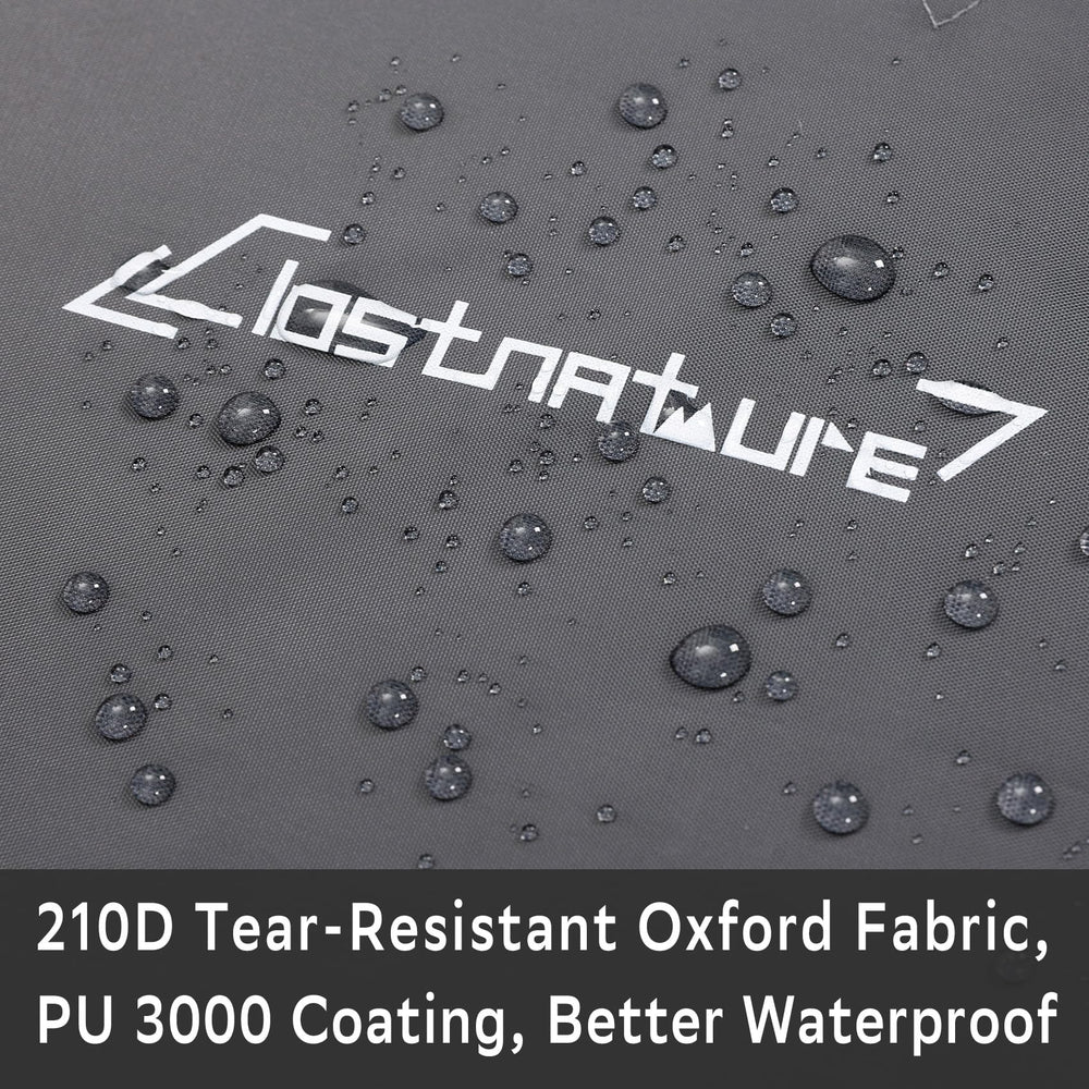 Clostnature tarp packed to compact size for easy backpacking transport.