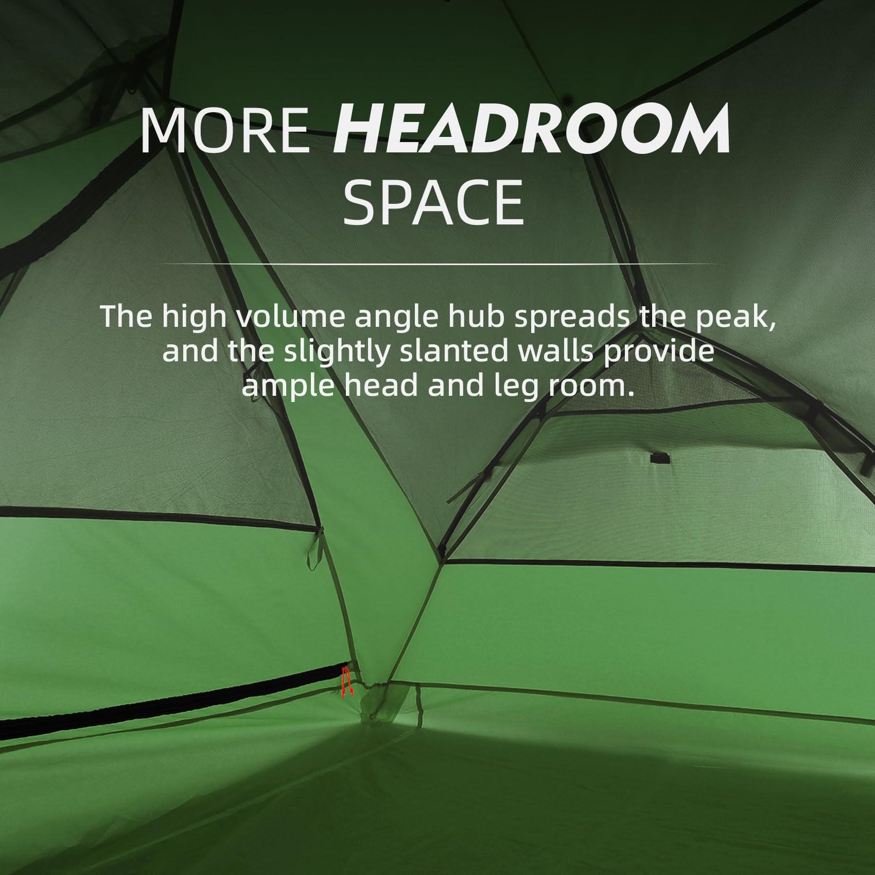 Clostnature Taurus aluminum poles illustrate sturdy, lightweight frame for easy setup.