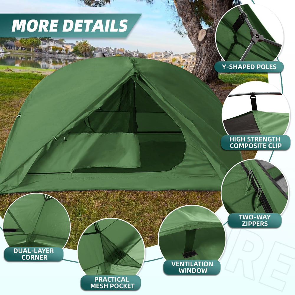 Clostnature Taurus doors and vestibules enable convenient gear storage and access.