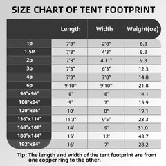 Clostnature ultralight ground sheet 22oz is easy to carry in your pack