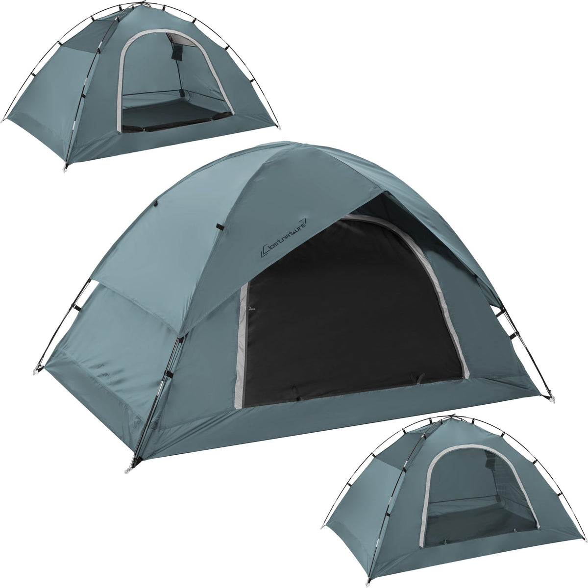 Clostnature Vela tent front view—a compact all-weather shelter for family camping