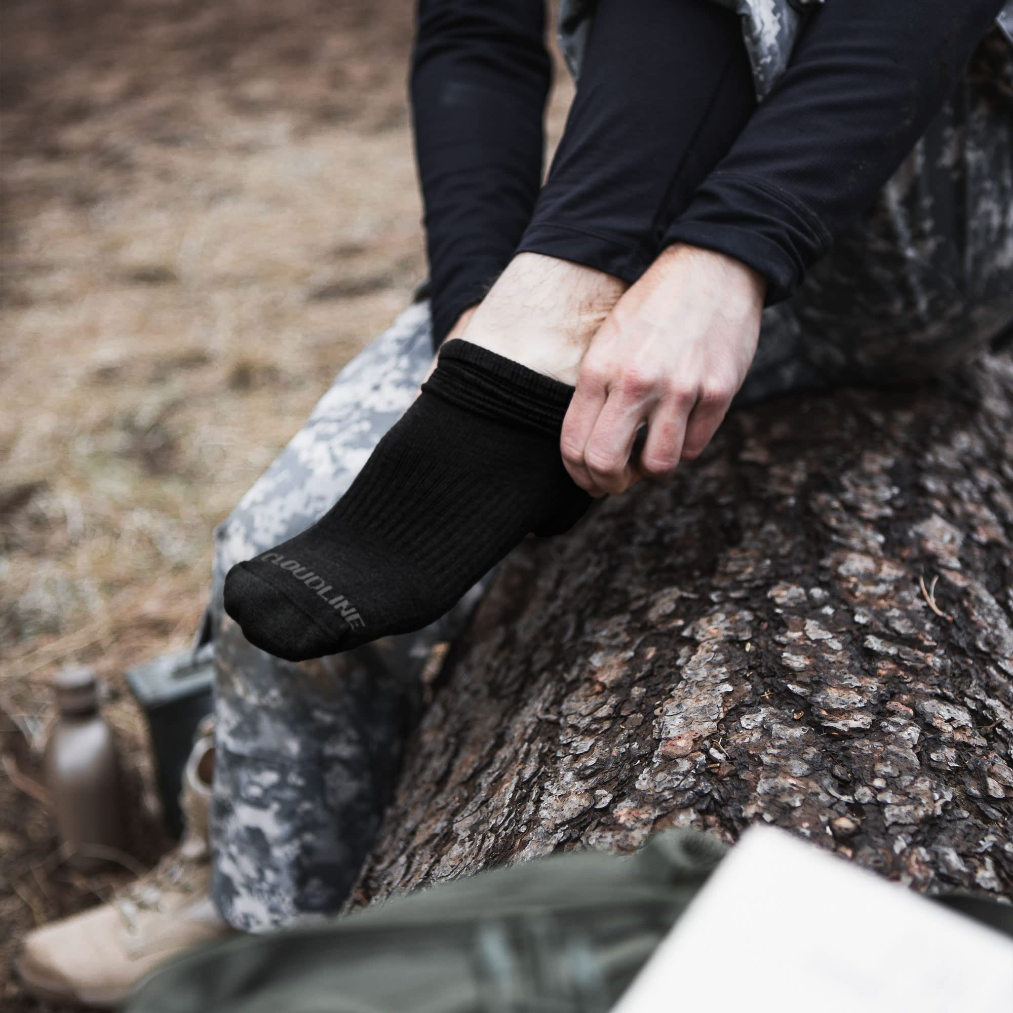 CloudLine merino wool socks all-day comfort for work, travel, and outdoor adventures.