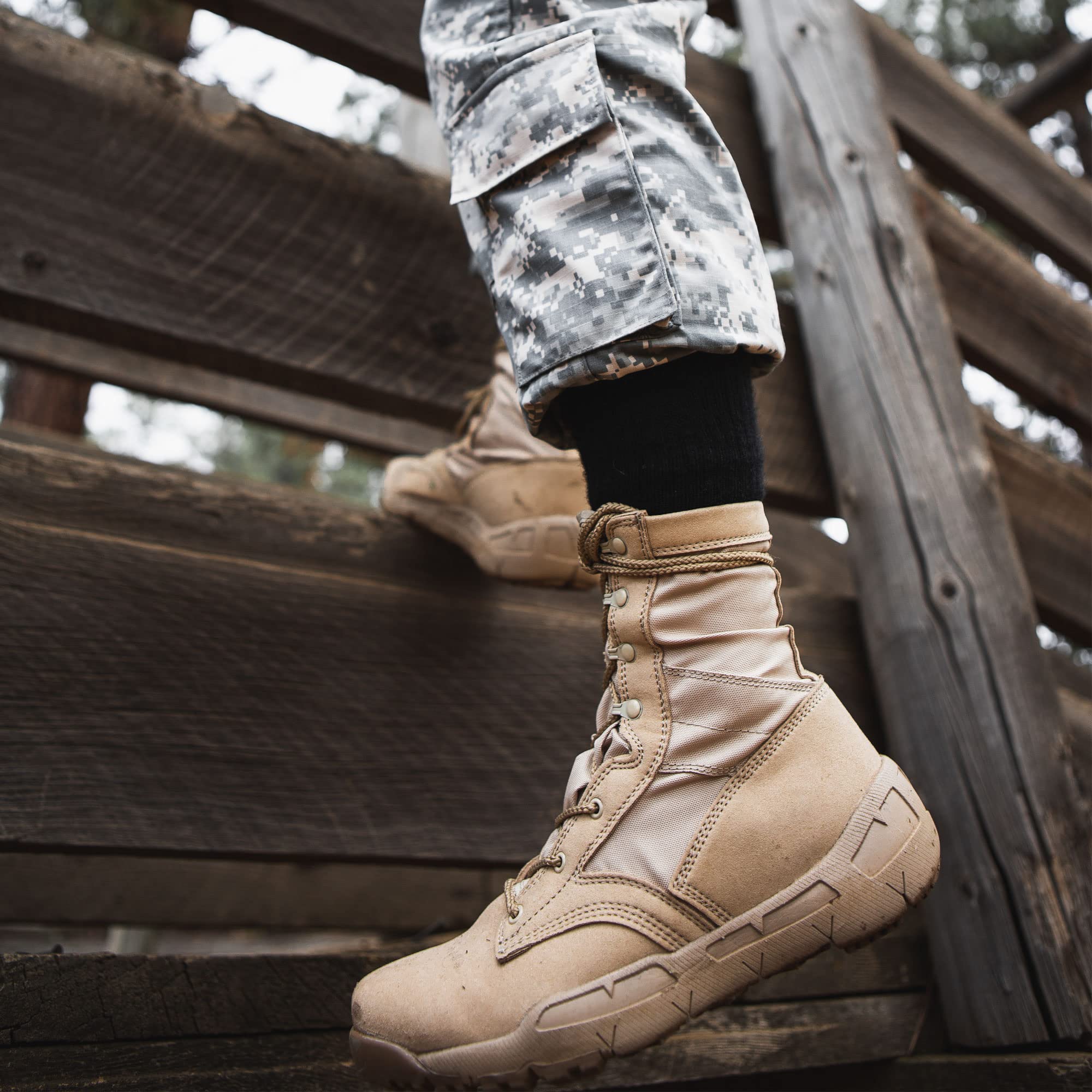 CloudLine merino wool socks reinforced heel toe for durability in rugged conditions.