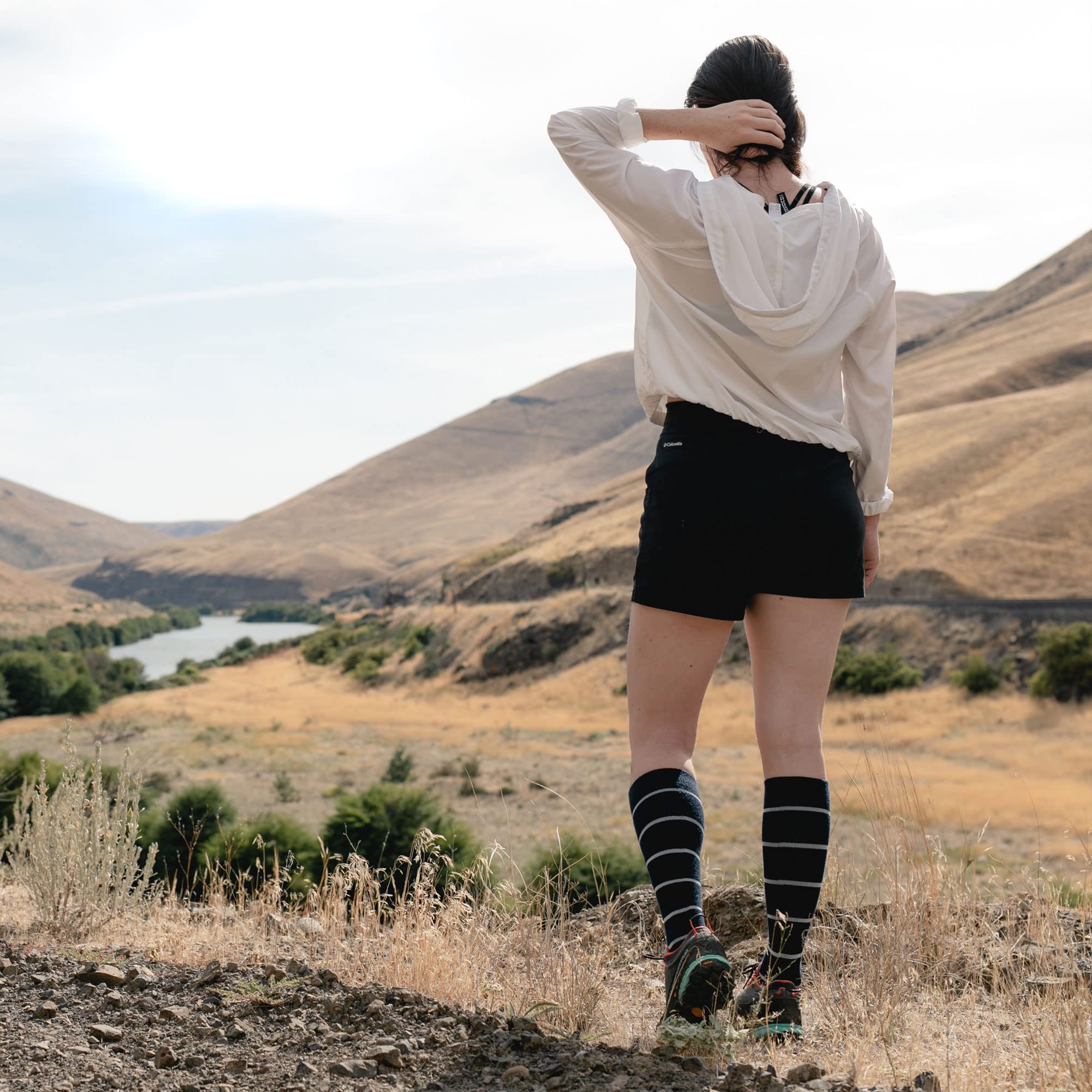 CloudLine Merino Wool Ul moisture-wicking fabric layout promotes dry, fresh feet.