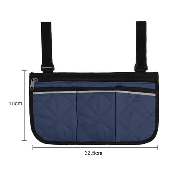 Cloudpower armrest organizer securely attached with straps for stable use.