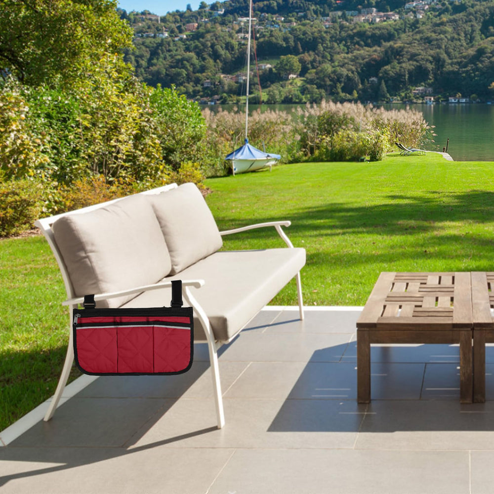 Cloudpower armrest storage bag chair-use versatility fits folding chairs.