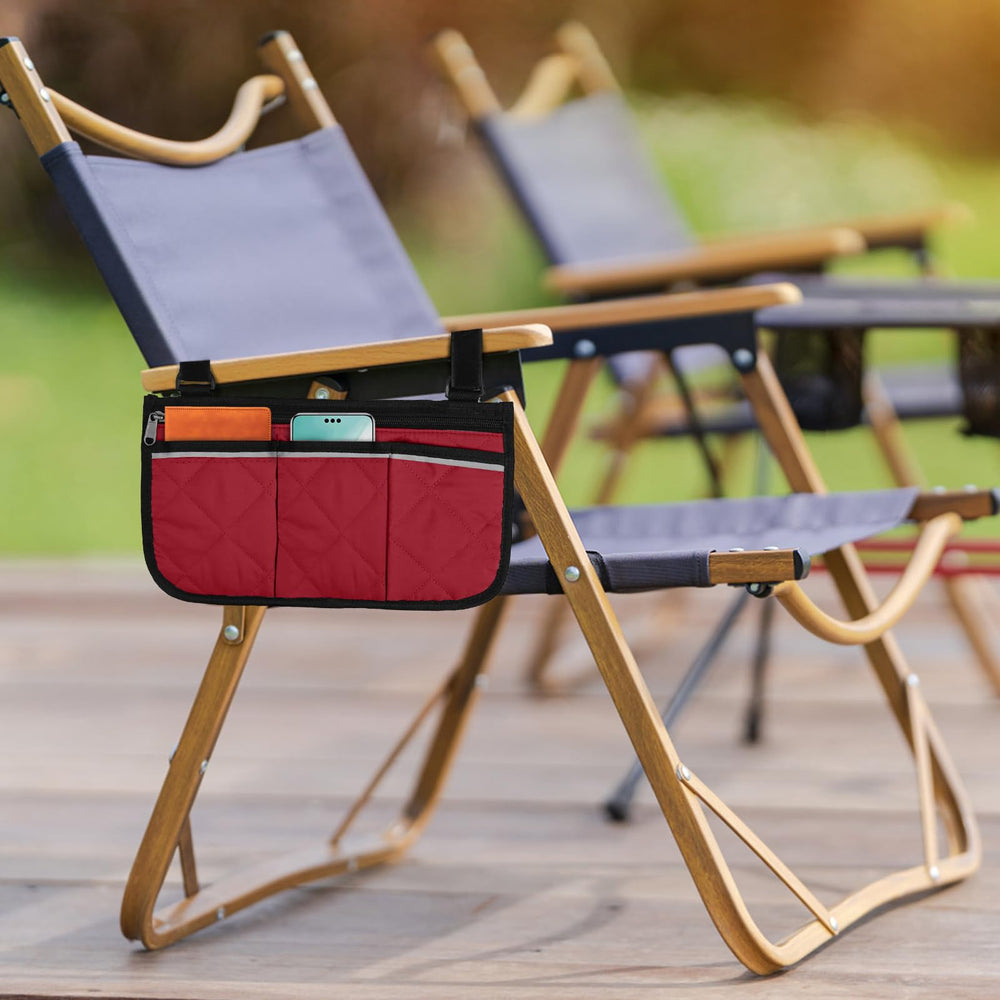 Cloudpower armrest storage bag red color adds easy identification.