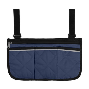 Cloudpower camping armrest storage bag front view with roomy pockets for quick access.