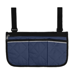Cloudpower camping armrest storage bag front view with roomy pockets for quick access.
