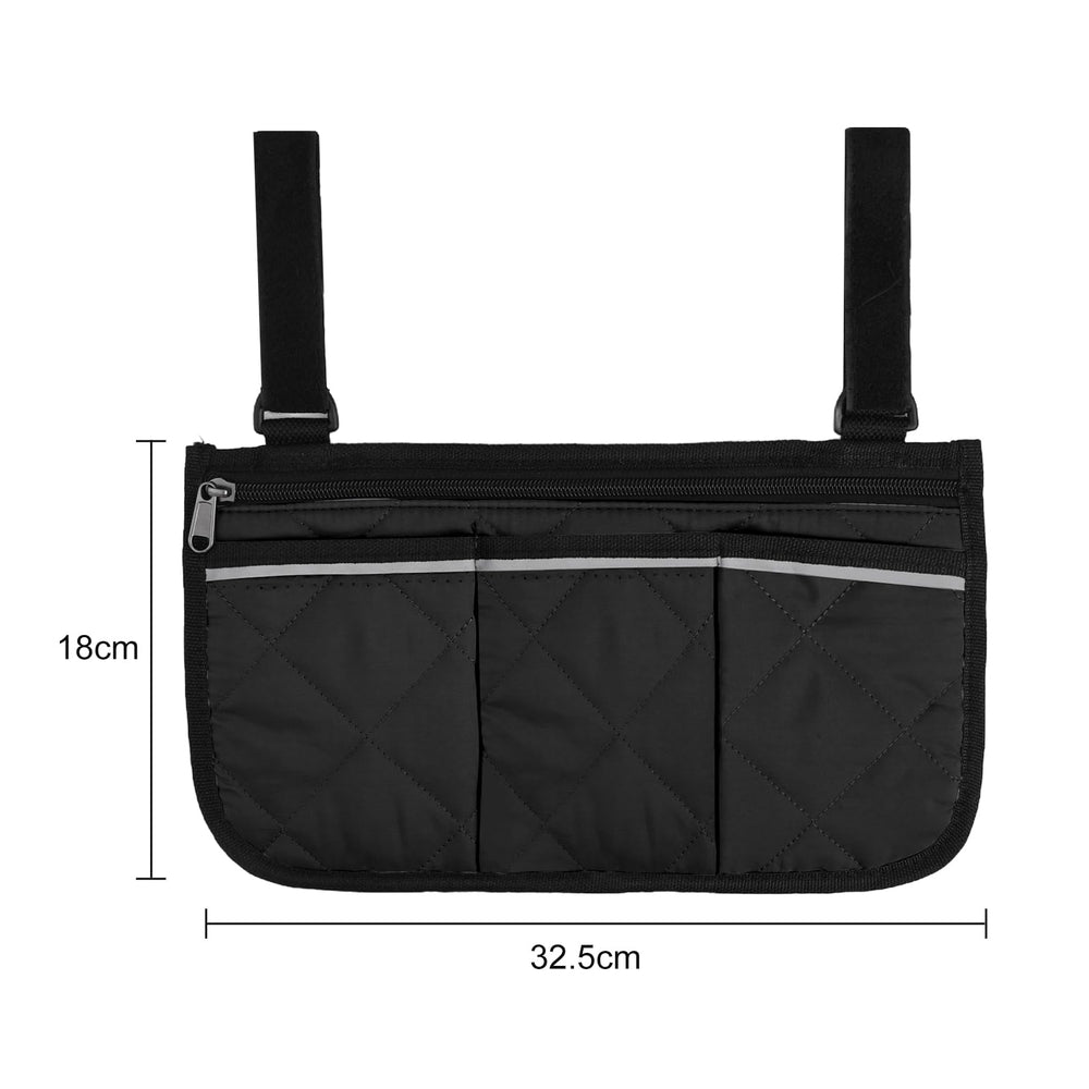 Cloudpower chair armrest organizer with multiple pockets keeps essentials within reach