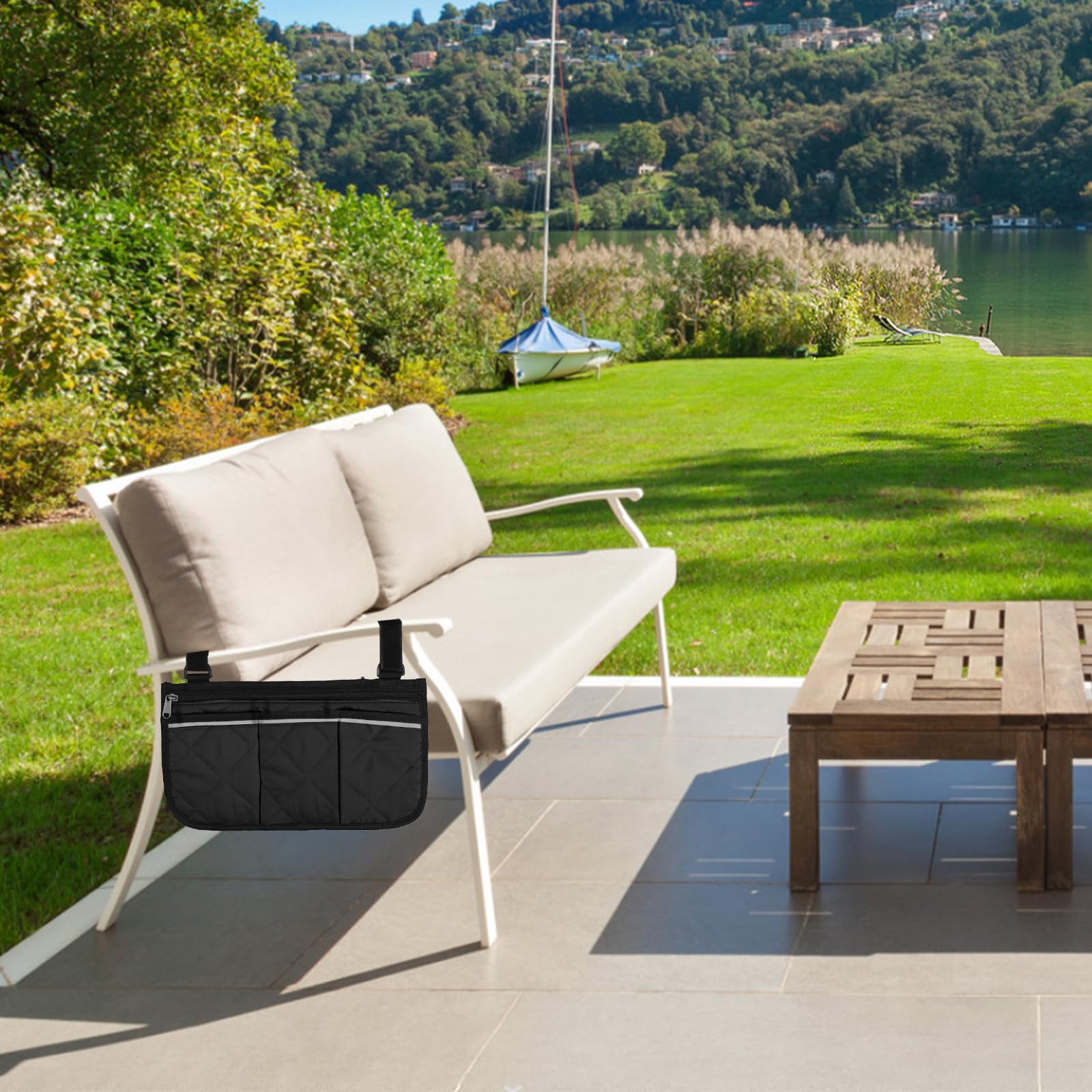 Cloudpower folding chair accessory improves portability and item organization on the go