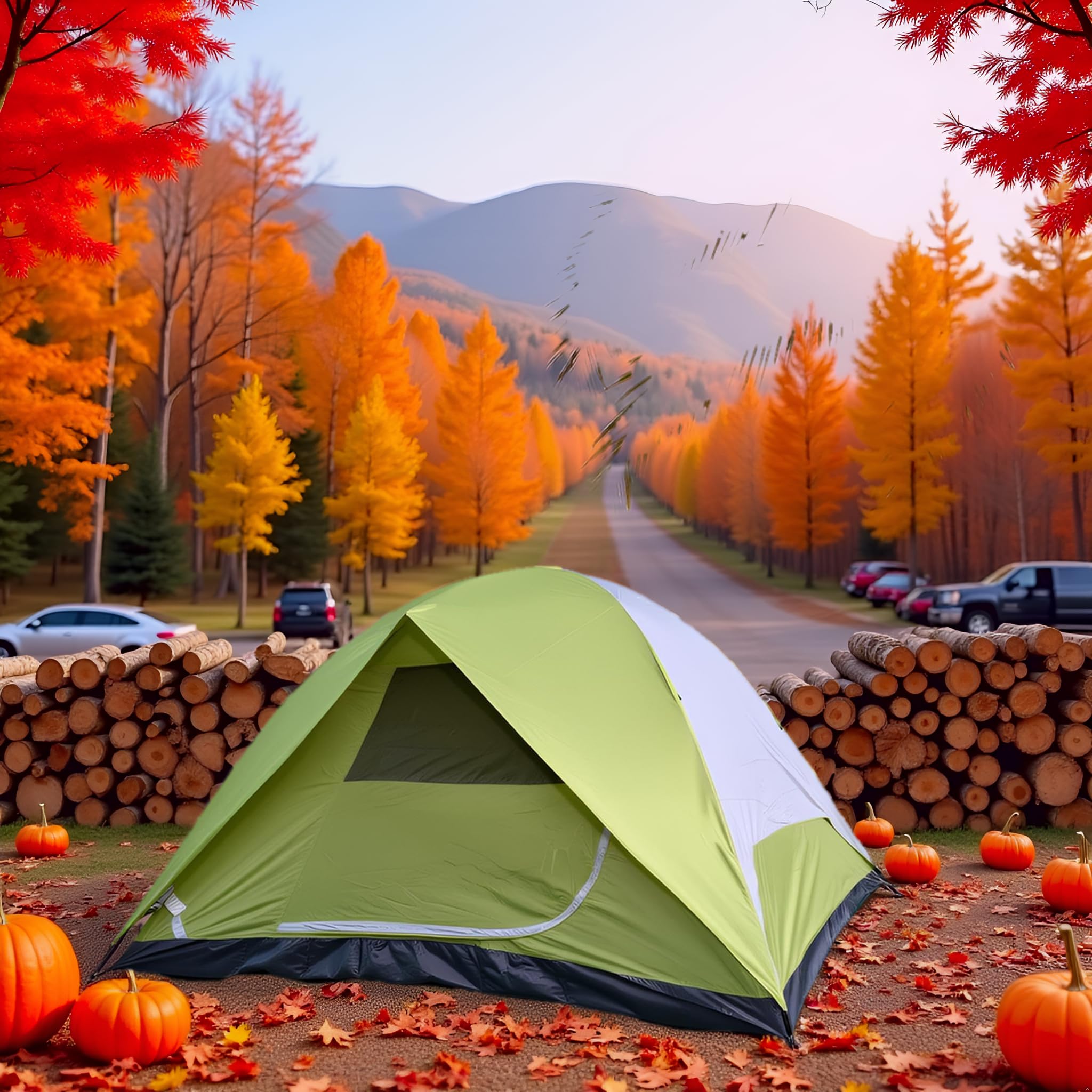 Cludcofa Dome 6 person tent ground cloth adds durability
