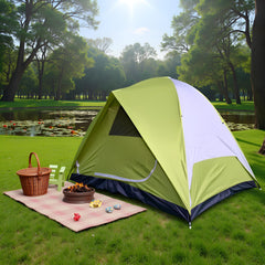 Cludcofa Dome 6 person tent mesh ventilation for airflow