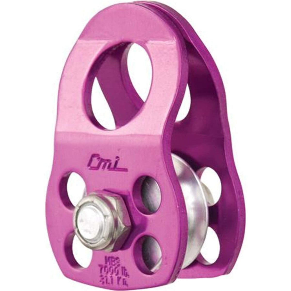 CMI Micro Pulley fully assembled for vertical hauling and guiding