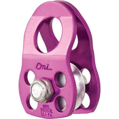 CMI Micro Pulley fully assembled for vertical hauling and guiding