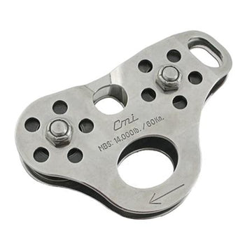 CMI Micro Trolley side plates in stainless provide durable load support for tough applications