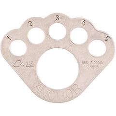 CMI SS Bear Paw Rigging Plate with bear paw grip for secure anchor rigging in rescue operations.