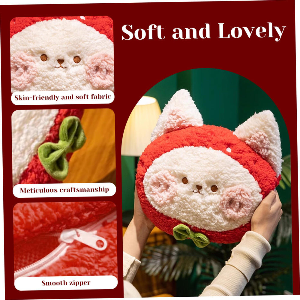 CNAFGBGG hand-warmers strawberry-cat hand hole design provides instant warmth.
